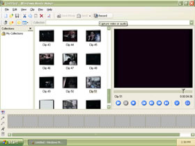 Movie Maker in action(The Matrix Trailer) Using Olive Colour Scheme Screenshot in Olive Colour Scheme(Click to view full 70.6KB)
